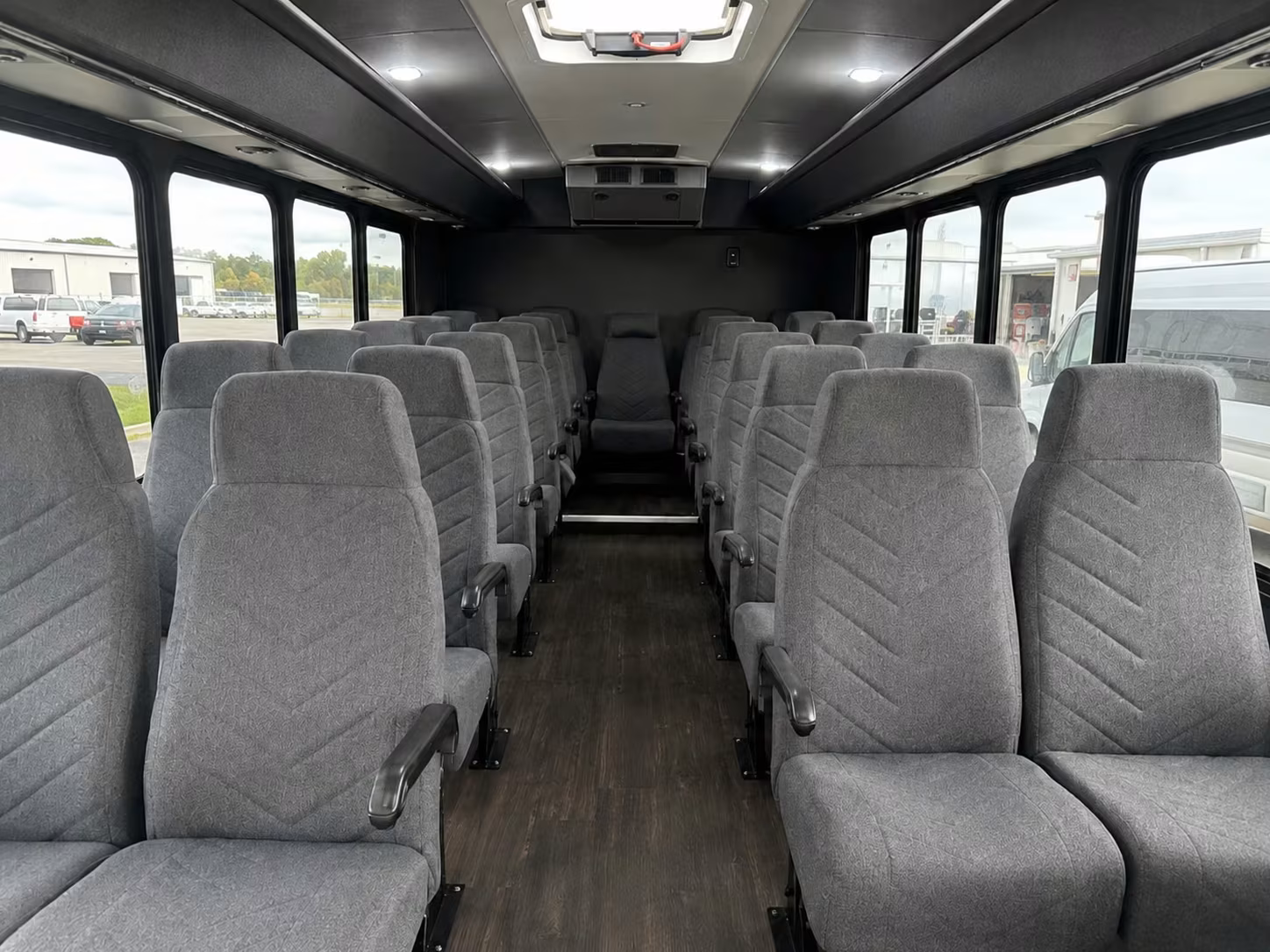 18 passenger minibus interior