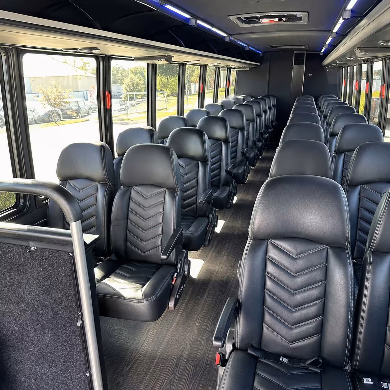 25 passenger minibus interior