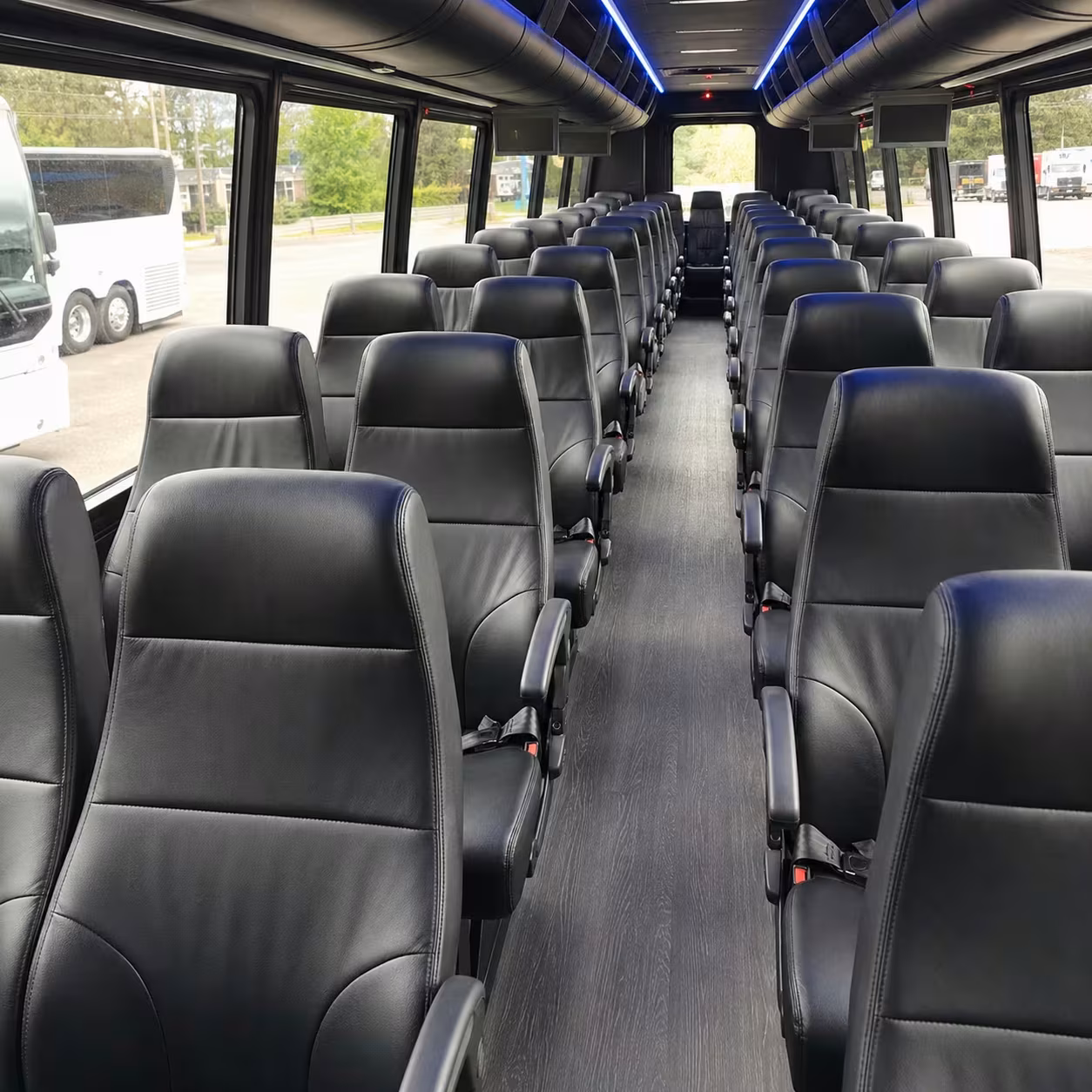 30 passenger minibus inside