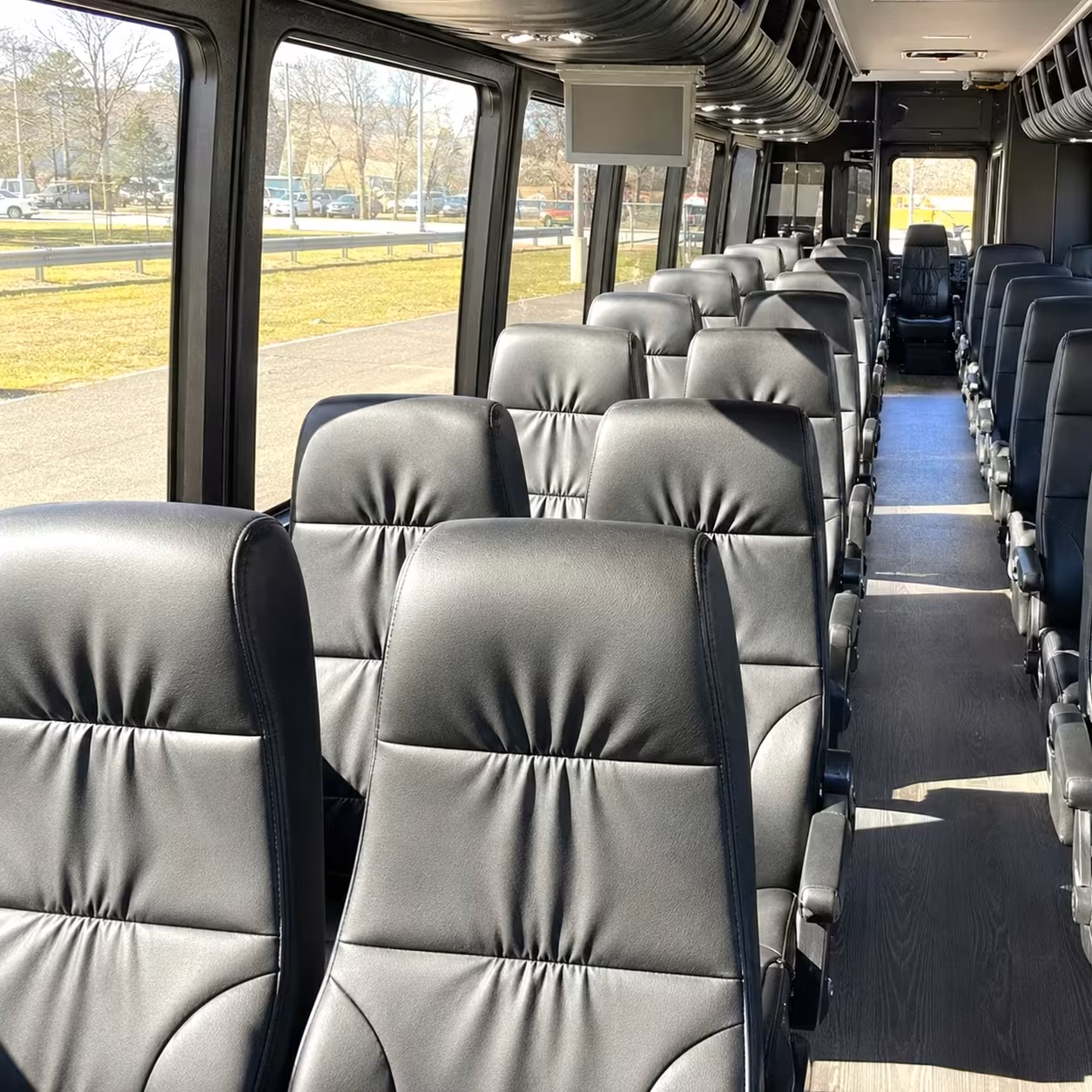 dallas minibus rentals from dart stations to your office campus