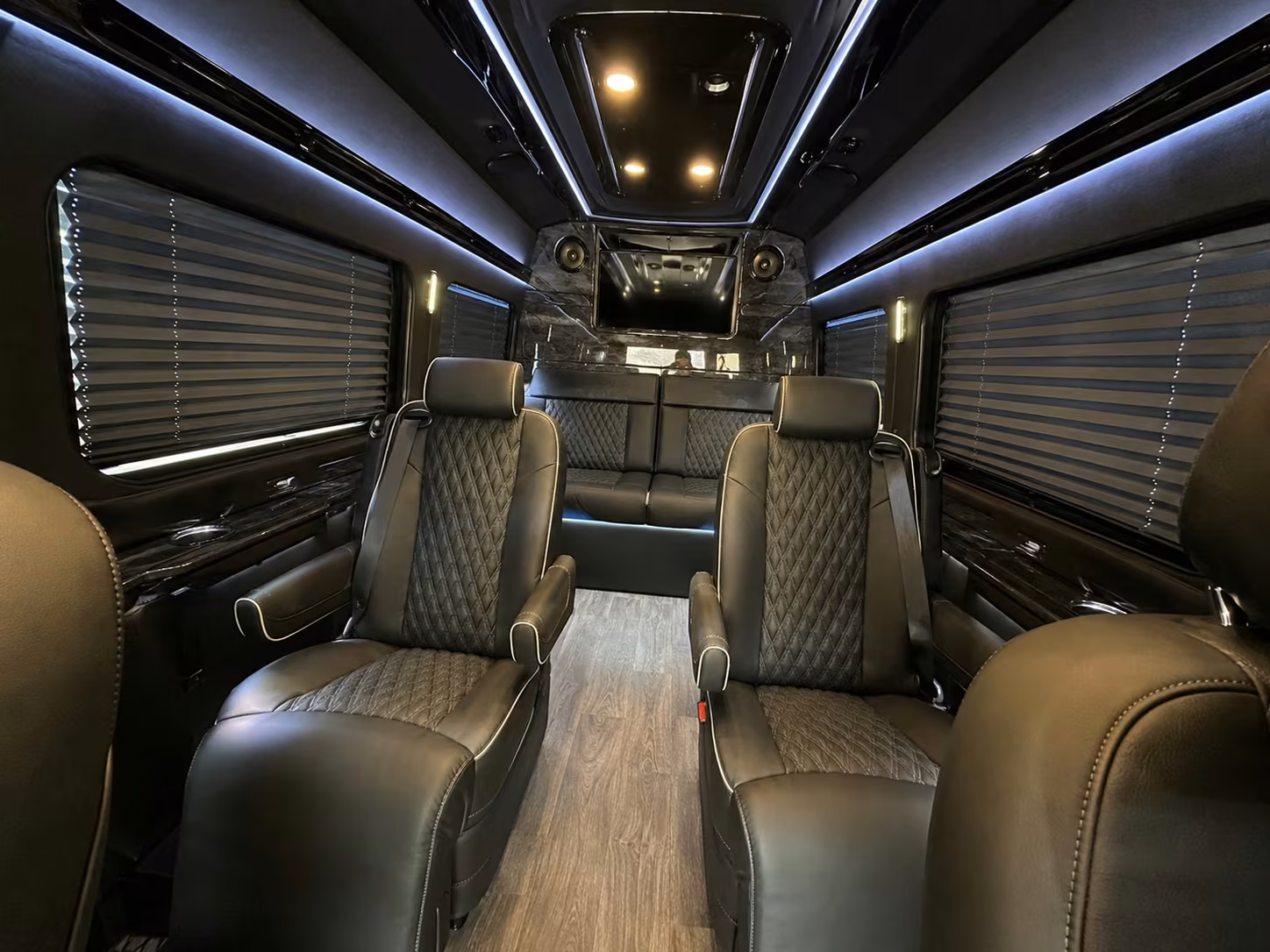 sprinter van with driver interior
