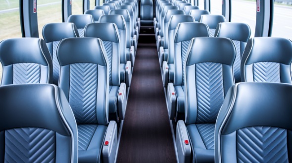 50 passenger charter bus interior dallas