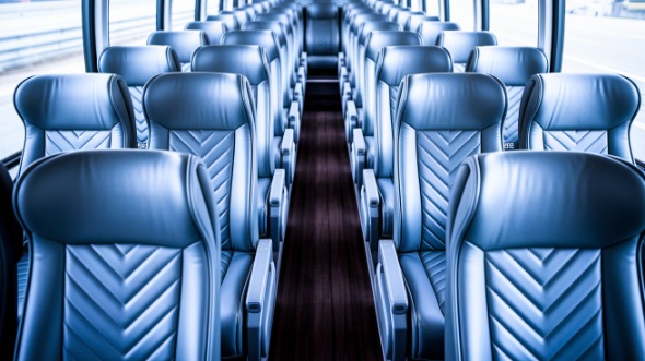 55 passenger charter bus interior dallas